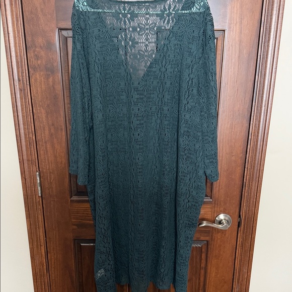 Maurices Dark Green Lace Duster - Picture 7 of 7